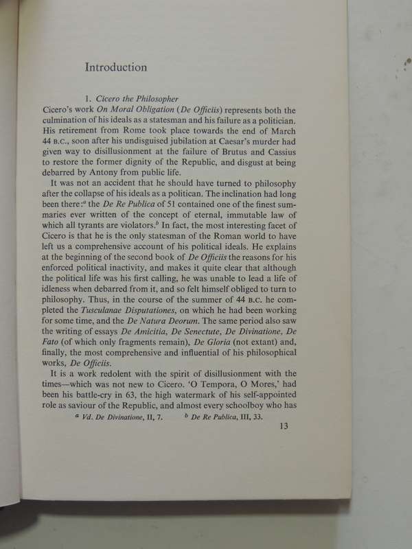 Cicero On Moral Obligation - John Higginbotham
