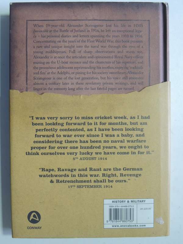 Scrimgeour's Small Scribbling Diary 1914-16 ..Wartime Diary ..Of An Edwardian - Richard Hallam