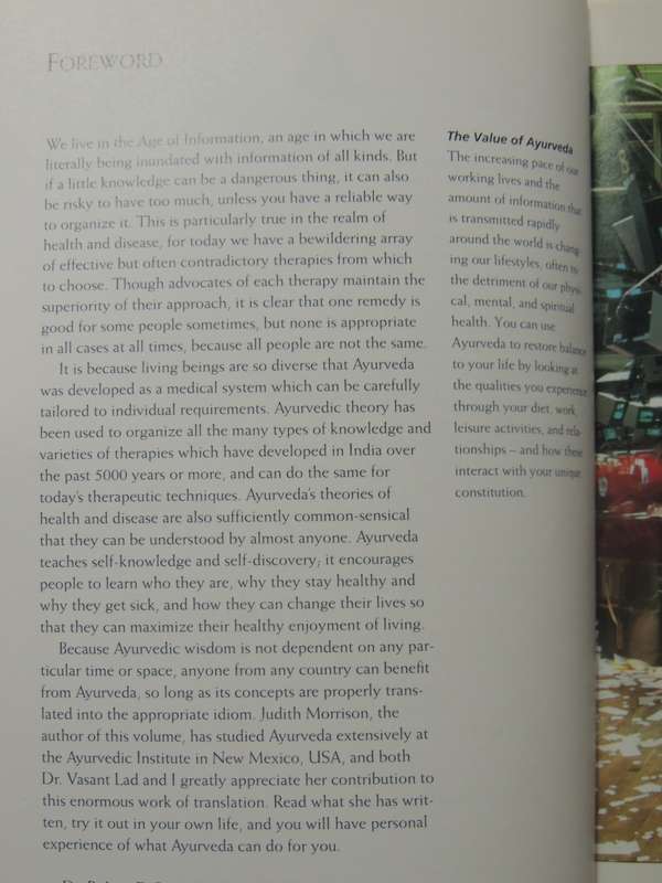The Book Of Ayurveda: A Guide To Personal Wellbeing - Judith H. Morrison