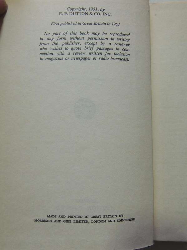 The Long Wait  - Mickey Spillane   1st UK Edition 1951
