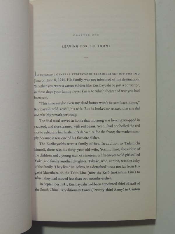 Letters From Iwo Jima - Kumiko Kakehashi