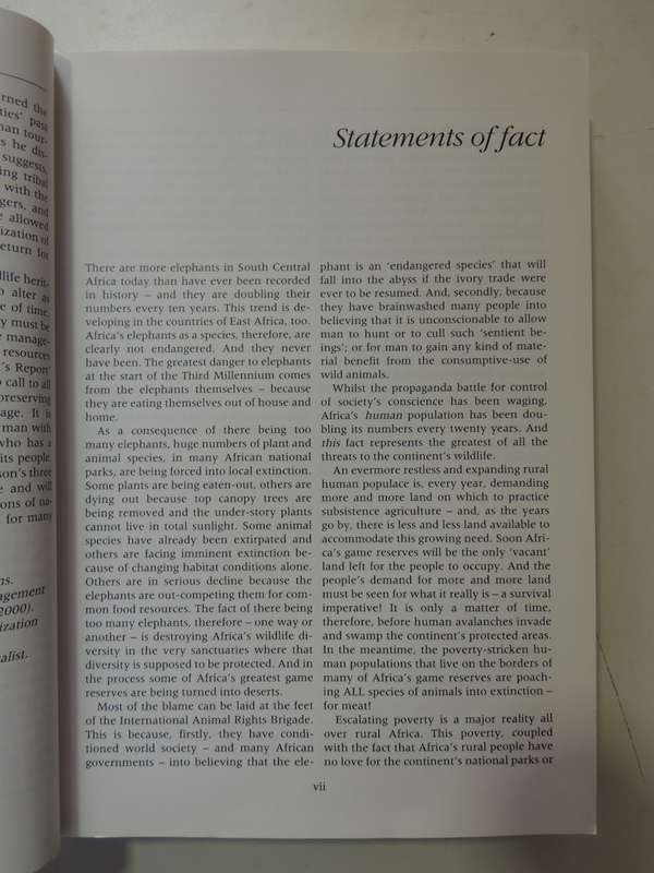 A Game Warden's Report, The State of Wildlife in Africa at the Start of the Millenium - Ron Thomson