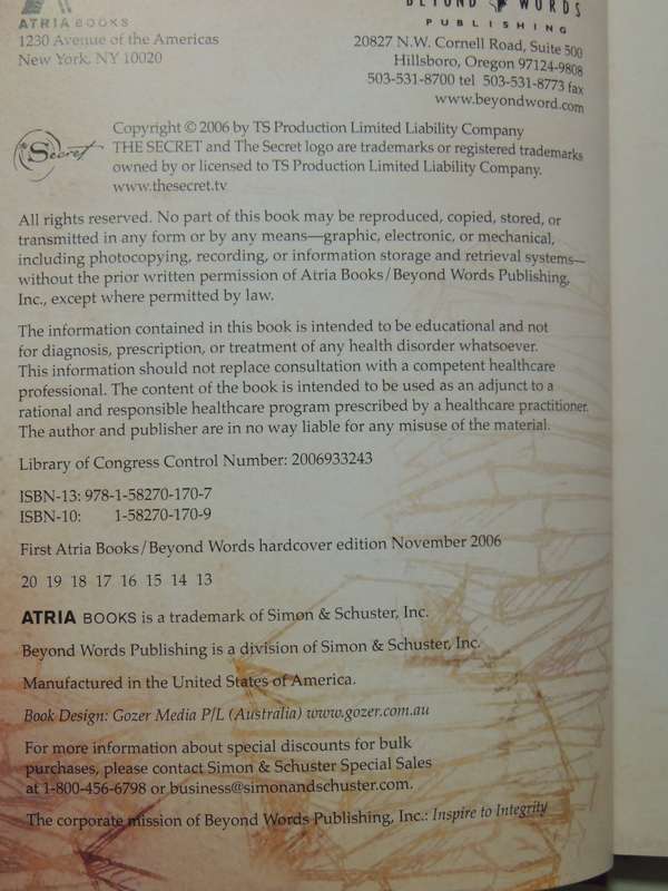 The Secret - Rhonda Byrne