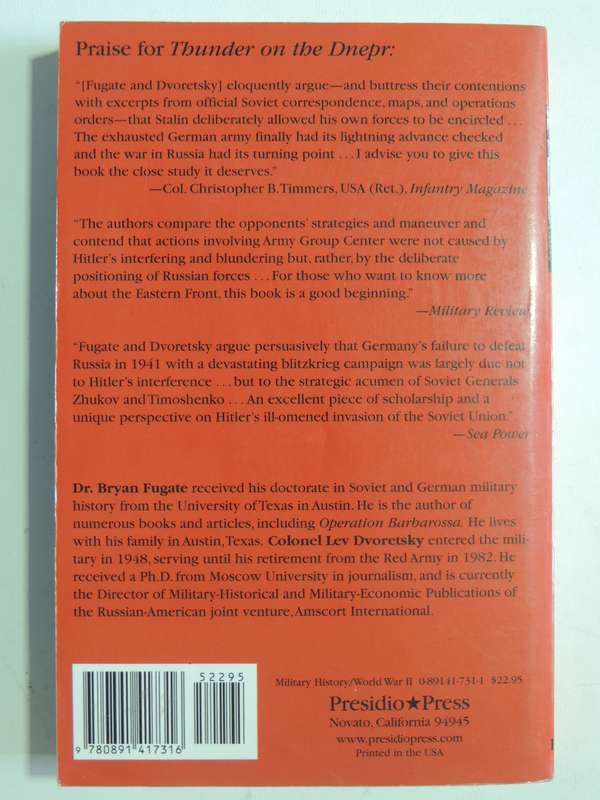 Thunder On The Dnepr - Zhukov - Stalin & The Defeat Of Hitler's Blitzkrieg - Bryan Fugate & Lev Dvor