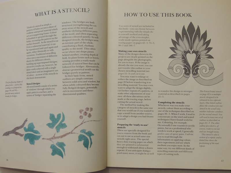 The Stencil Book - Amelia Saint George