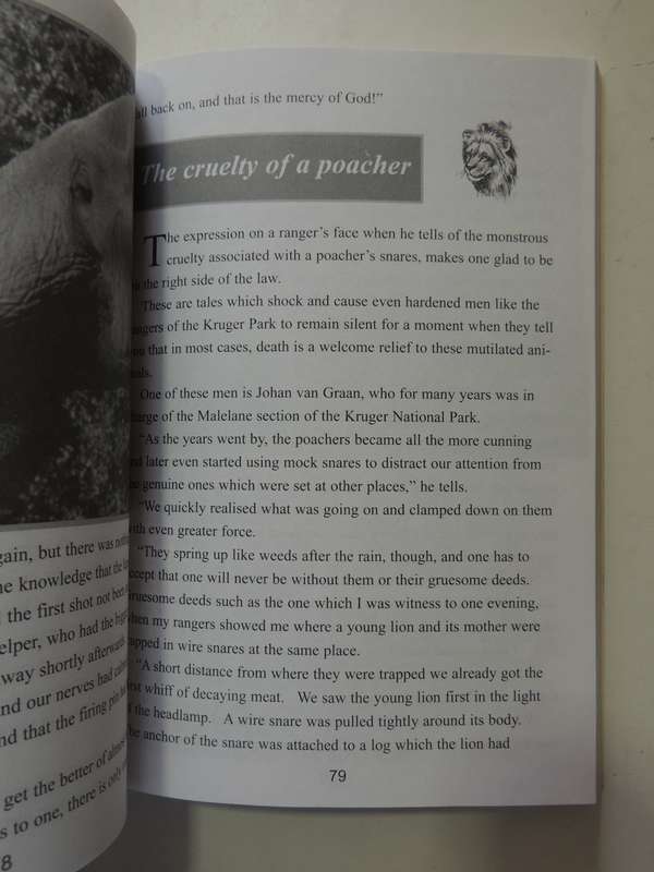 The Game Rangers, A Bundle of Authentic Stories from the African Bush - Jan Roderigues   SIGNED