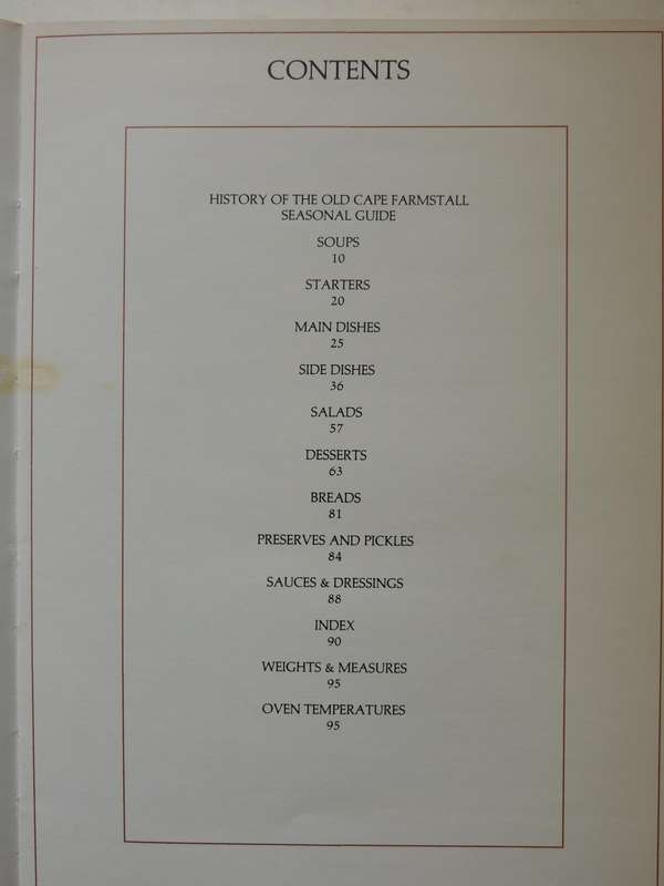 The Old Cape Farmstall Cookbook - Judy Badenhorst, Glenda Moody & Sarah Seymour