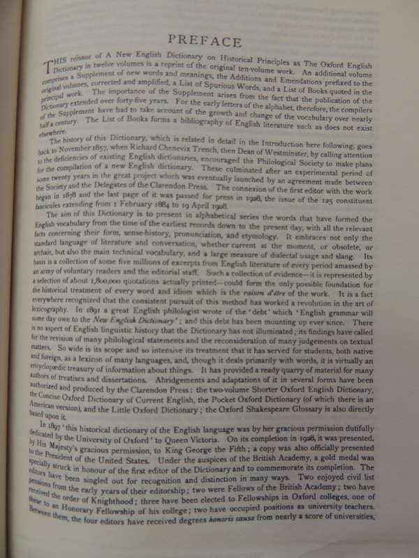 The Compact Edition of the Oxford English Dictionary, Complete Text, Reproduced Micrographically, 2V