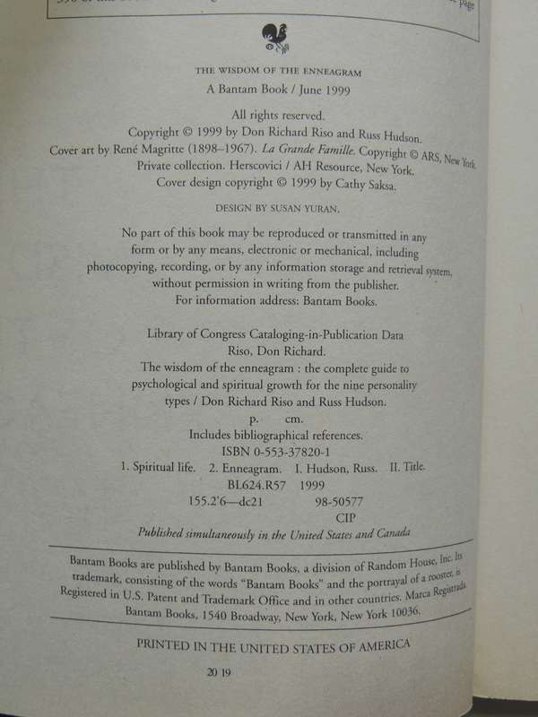The Wisdom Of The Enneagram - Richard Don Riso, Russ Hudson