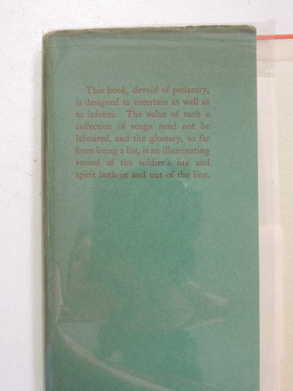 Songs & Slang Of The British Soldier 1914-18 John Brophy,E Partidge   2nd Edition Revised & Enlarged
