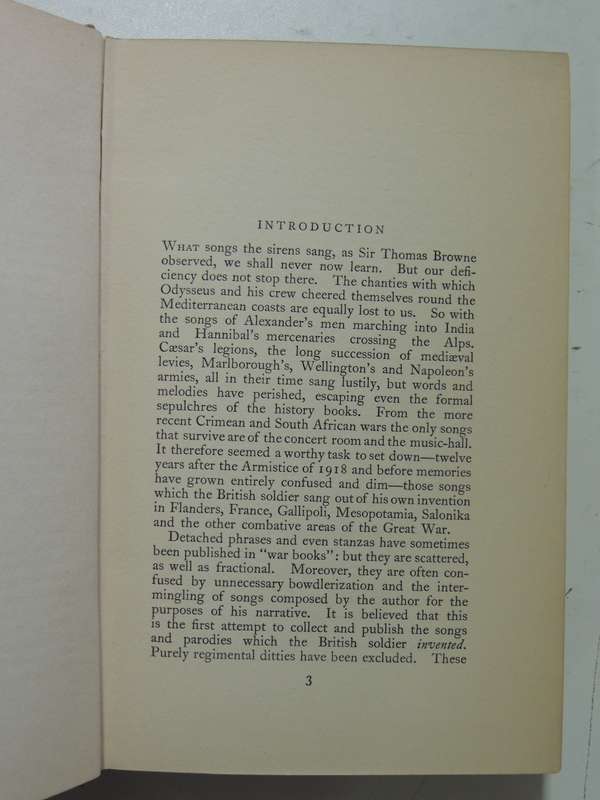 Songs & Slang Of The British Soldier 1914-18 John Brophy,E Partidge   2nd Edition Revised & Enlarged