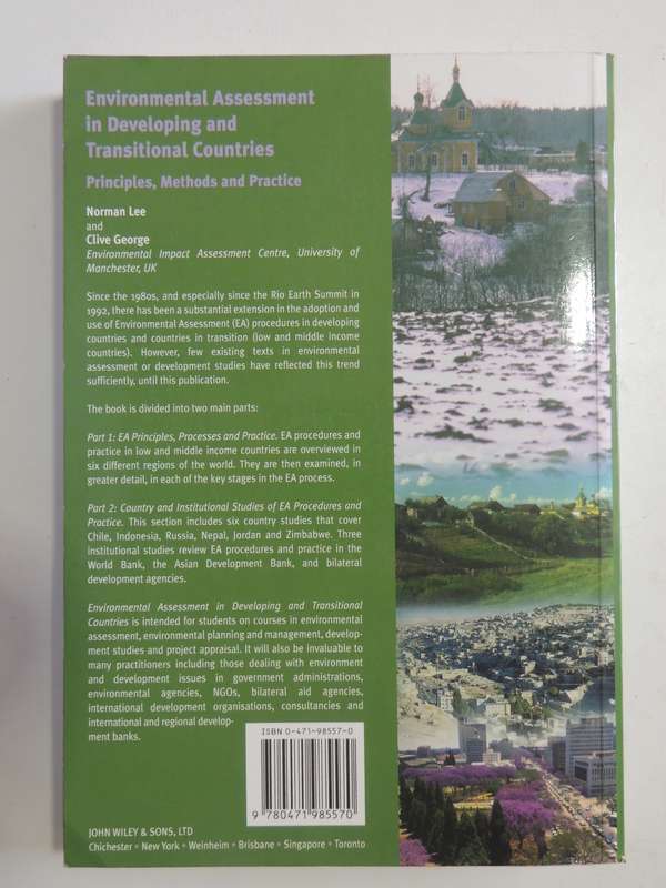 Environmental Assessment in Developing and Transitional Countries - Ed Norman Lee, C George