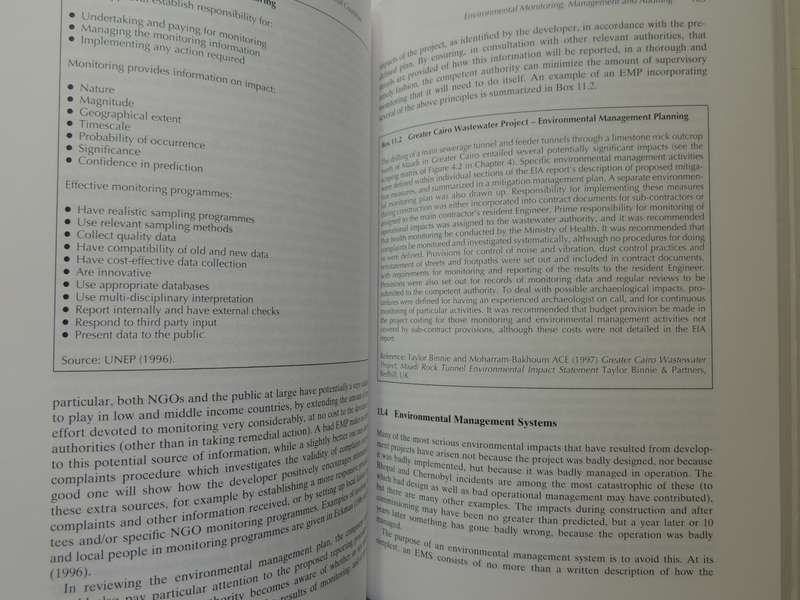 Environmental Assessment in Developing and Transitional Countries - Ed Norman Lee, C George