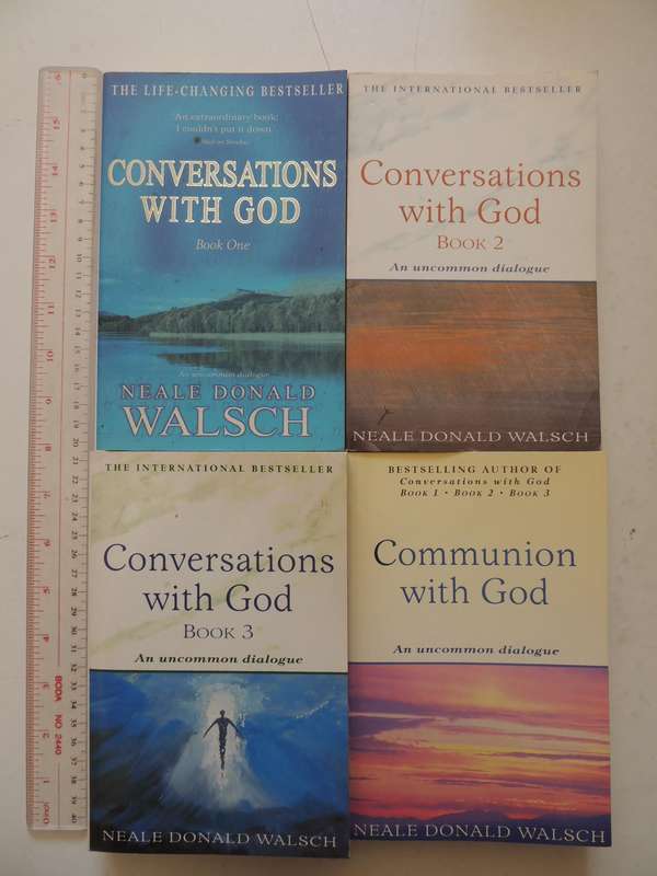 Conversations With God - Books 1 - 3 PLUS  Communion with God - 4 Book Set - Neale Donald Walsch