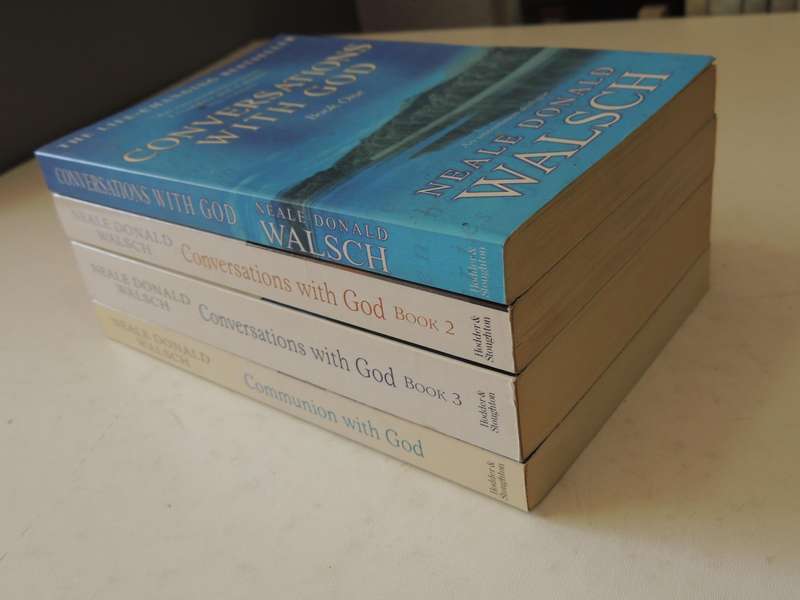 Conversations With God - Books 1 - 3 PLUS  Communion with God - 4 Book Set - Neale Donald Walsch