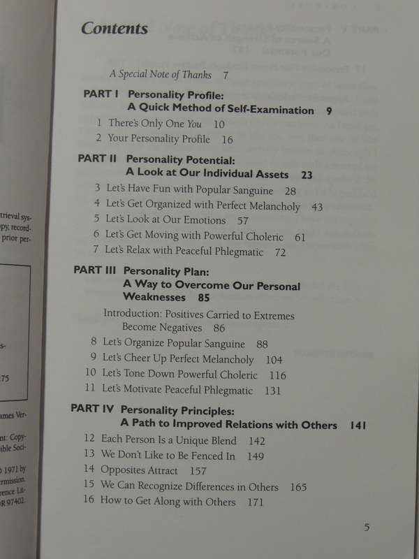 Personality Plus,  How to Understand Others by Understanding Yourself - Florence Littauer
