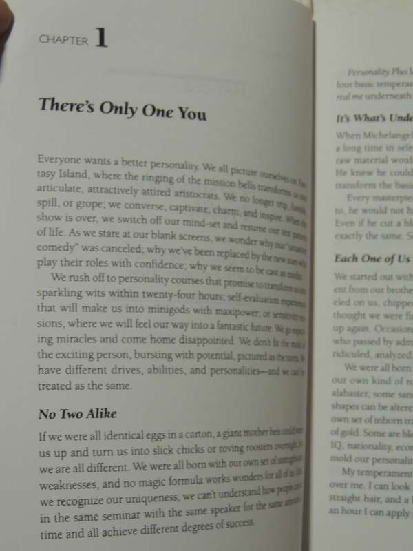 Personality Plus,  How to Understand Others by Understanding Yourself - Florence Littauer