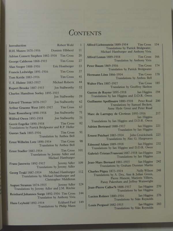 The Lost Voices Of World War I: International Anthology Of Writers, Poets And Playwrights -Tim Cross