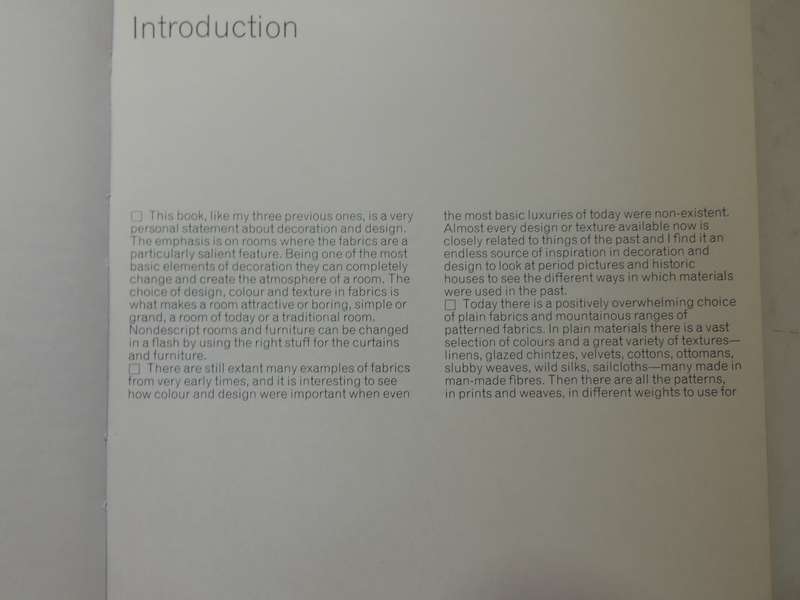 David Hicks on Decoration with Fabrics - David Hicks
