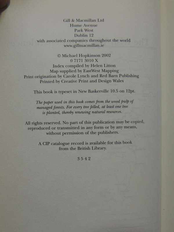 The Irish War Of Independence - Michael Hopkinson