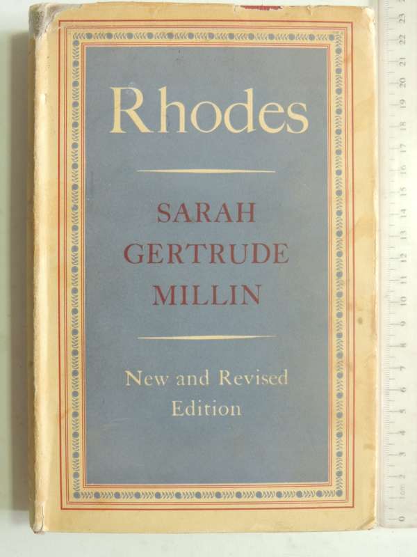 Rhodes - Sarah Gertrude Millin   New And Revised Edition