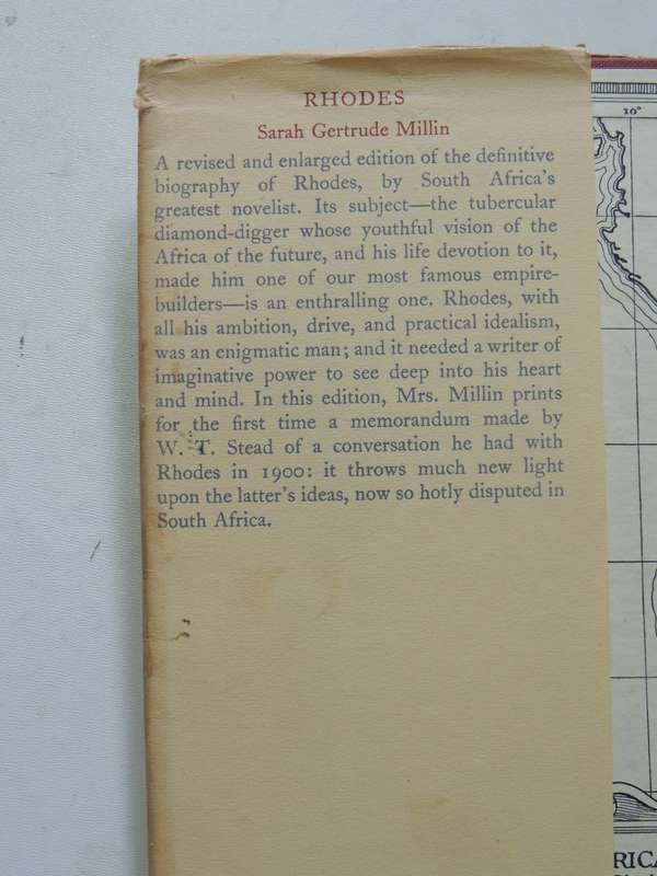Rhodes - Sarah Gertrude Millin   New And Revised Edition