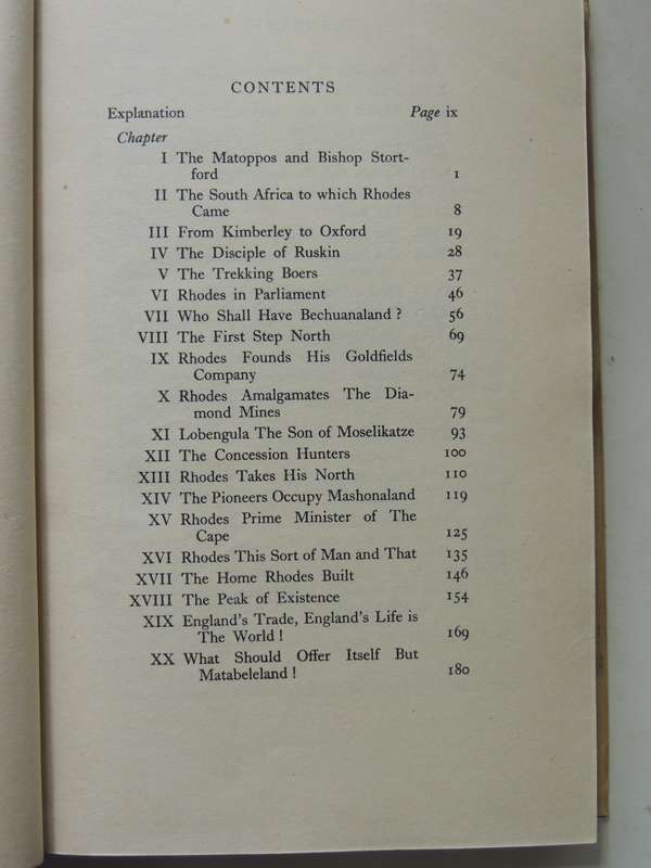 Rhodes - Sarah Gertrude Millin   New And Revised Edition
