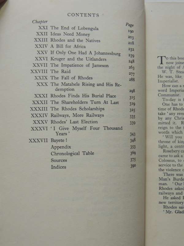 Rhodes - Sarah Gertrude Millin   New And Revised Edition