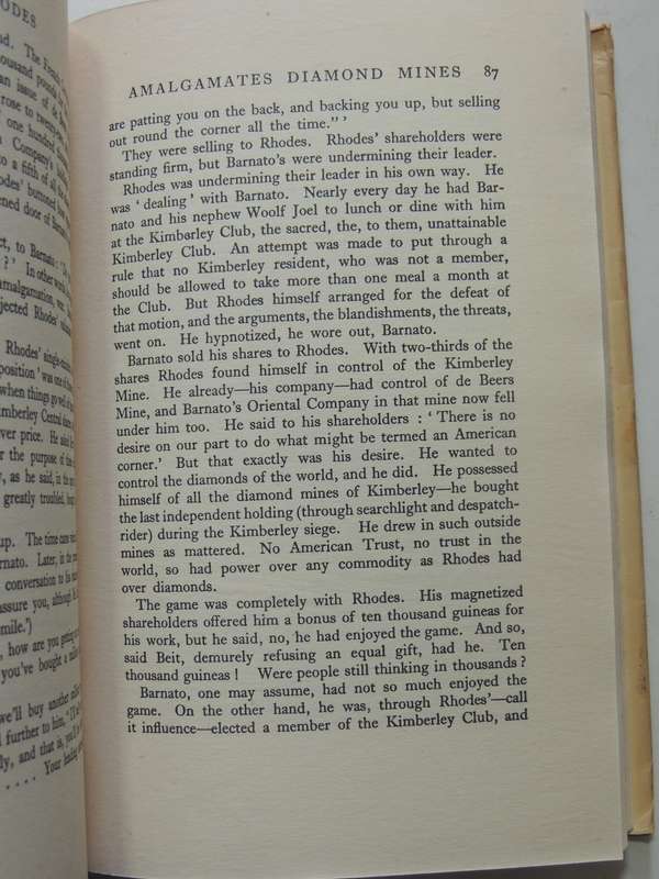 Rhodes - Sarah Gertrude Millin   New And Revised Edition