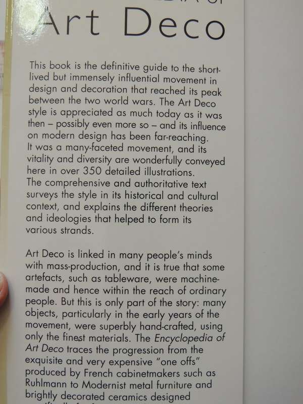 Encyclopaedia of Art Deco, A Visual Guide to the Influential Design Movement  - Ed. Alastair Duncan