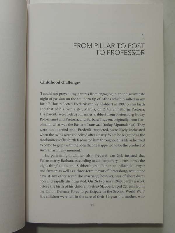 Slabbert: Man On A Mission - Albert Grundlingh
