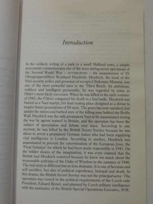 The Killing Of SS Obergruppenfuher Reinhard Heydrich - Callum MacDonald