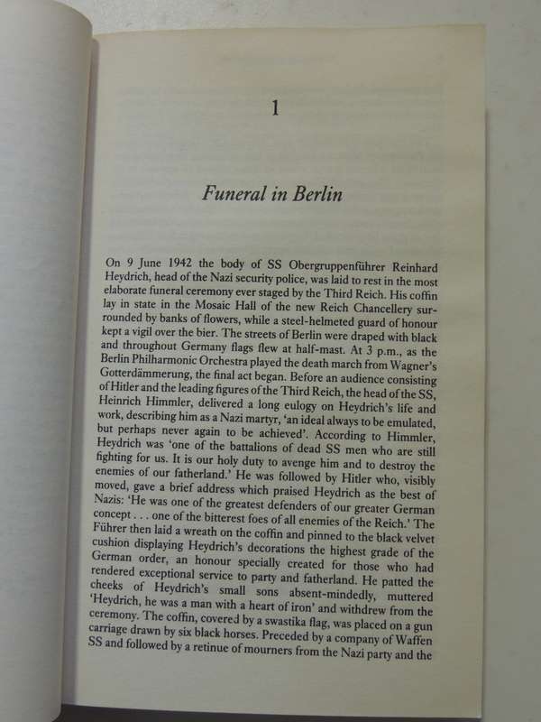 The Killing Of SS Obergruppenfuher Reinhard Heydrich - Callum MacDonald