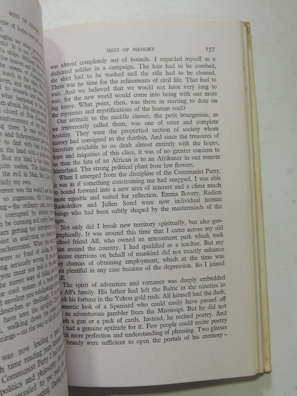 Mist Of Memory: An Autobiography - Bernard Sachs