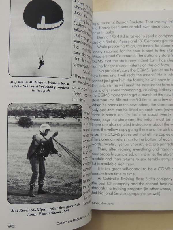 Carry On Regardless: Officer's Story The Personal Memoirs of ... Rand Light Infantry  Kevin Mulligan