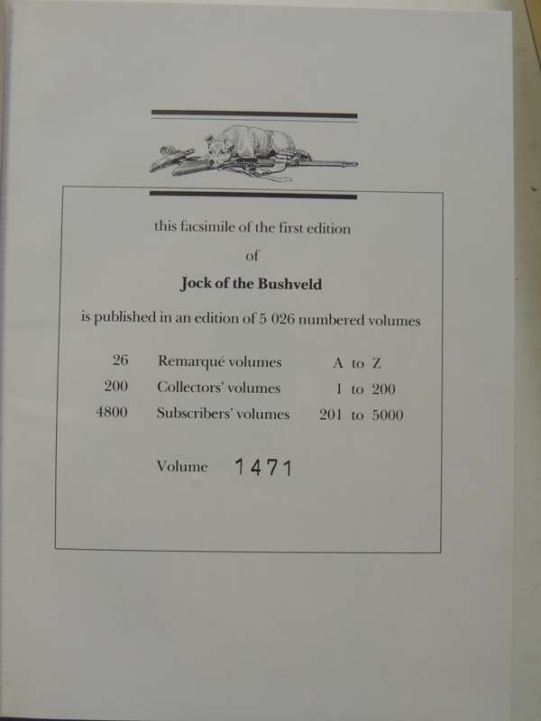 Jock of the Bushveld - Sir Percy Fitzpatrick - 1988