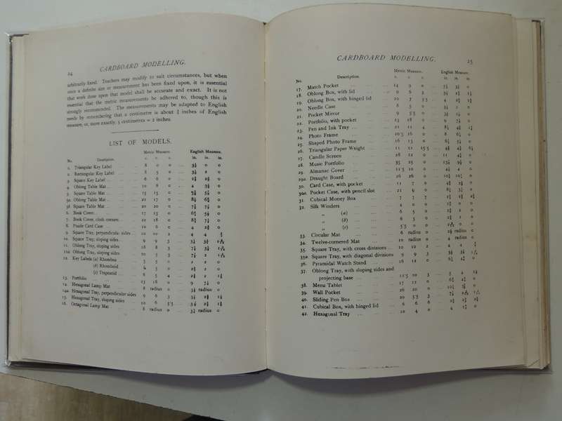 A Manual of Cardboard Modelling, With Full Working Drawings & Instructions - William Heaton