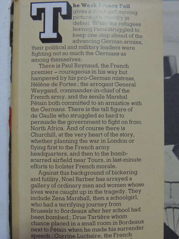 The Week France Fell: June1940 - Noel Barber