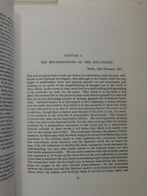 Cosmic and Human Metamorphosis 7 Lectures in Berlin, February to March 1917 - Rudolf Steiner