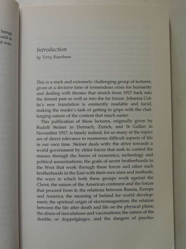 Secret Brotherhoods: And the Mystery of the Human Double  May 2004 - Rudolf Steiner