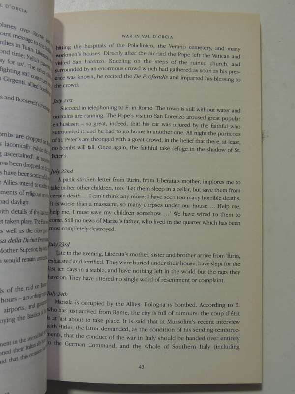 War In Val D'Orcia: An Italian War Diary, 1943-1944 - Iris Origo
