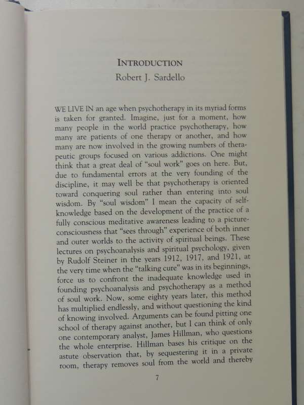 Psychoanalysis & Spiritual Psychology: 5 Lectures in Dornach & Munich ...1912,1921 Rudolf Steiner