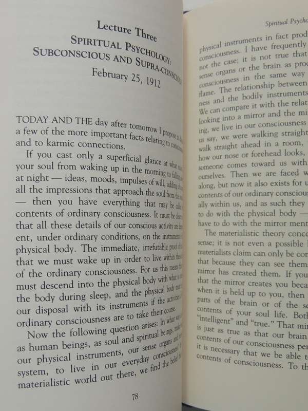 Psychoanalysis & Spiritual Psychology: 5 Lectures in Dornach & Munich ...1912,1921 Rudolf Steiner