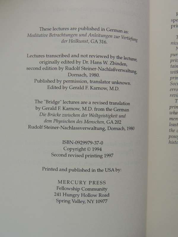 Course For Young Doctors - Rudolf Steiner