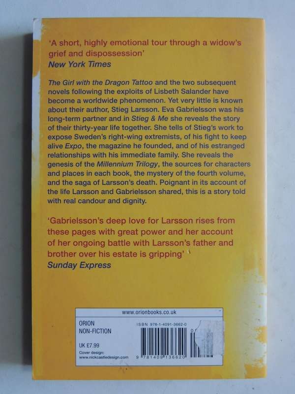Stieg & Me: Memories Of My Life With Stieg Larsson - Eva Gabrielsson