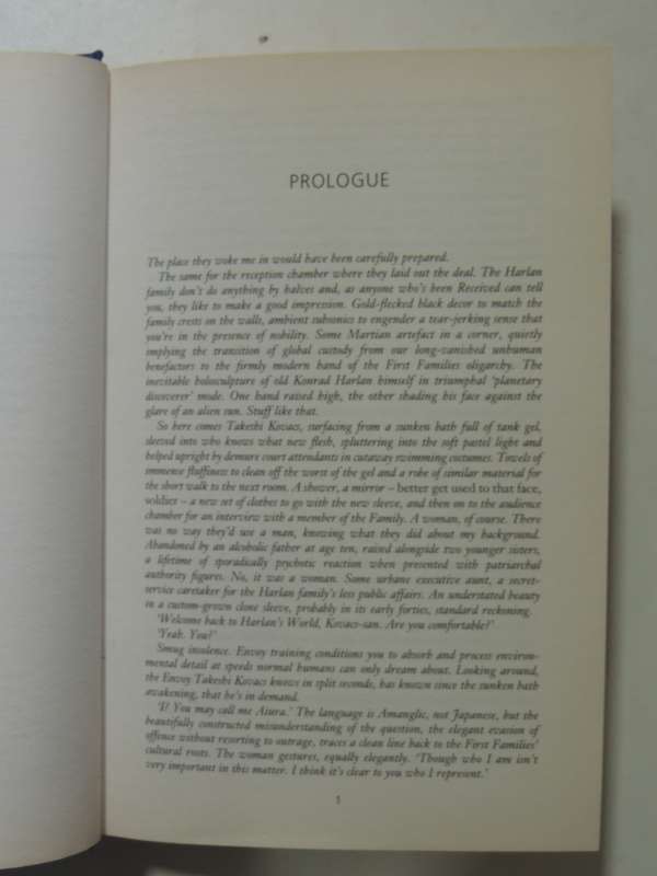 Woken Furies - Richard Morgan FIRST EDITION 2005