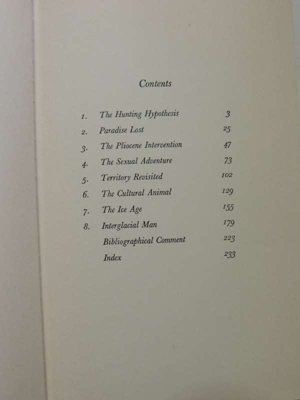 The Hunting Hypothesis - Robert Ardrey