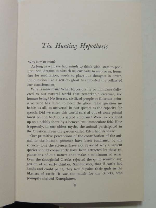 The Hunting Hypothesis - Robert Ardrey