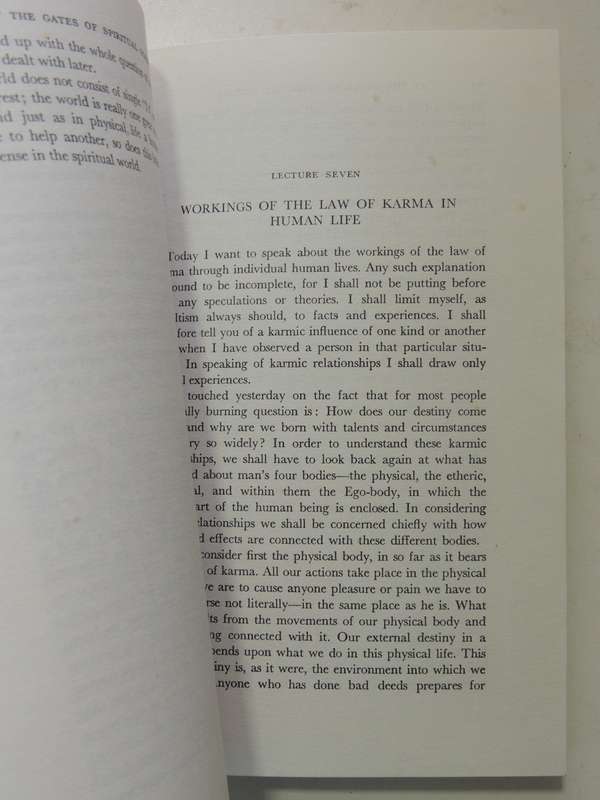At the Gates of Spiritual Science - Rudolf Steiner  SCARCE