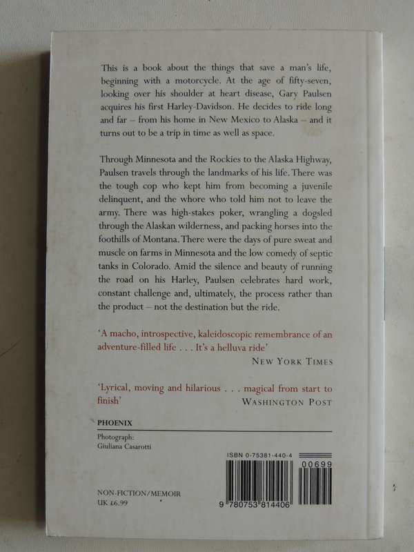Pilgrimage On A Steel Ride: A Memoir About Men And Motorcycles - Gary Paulsen